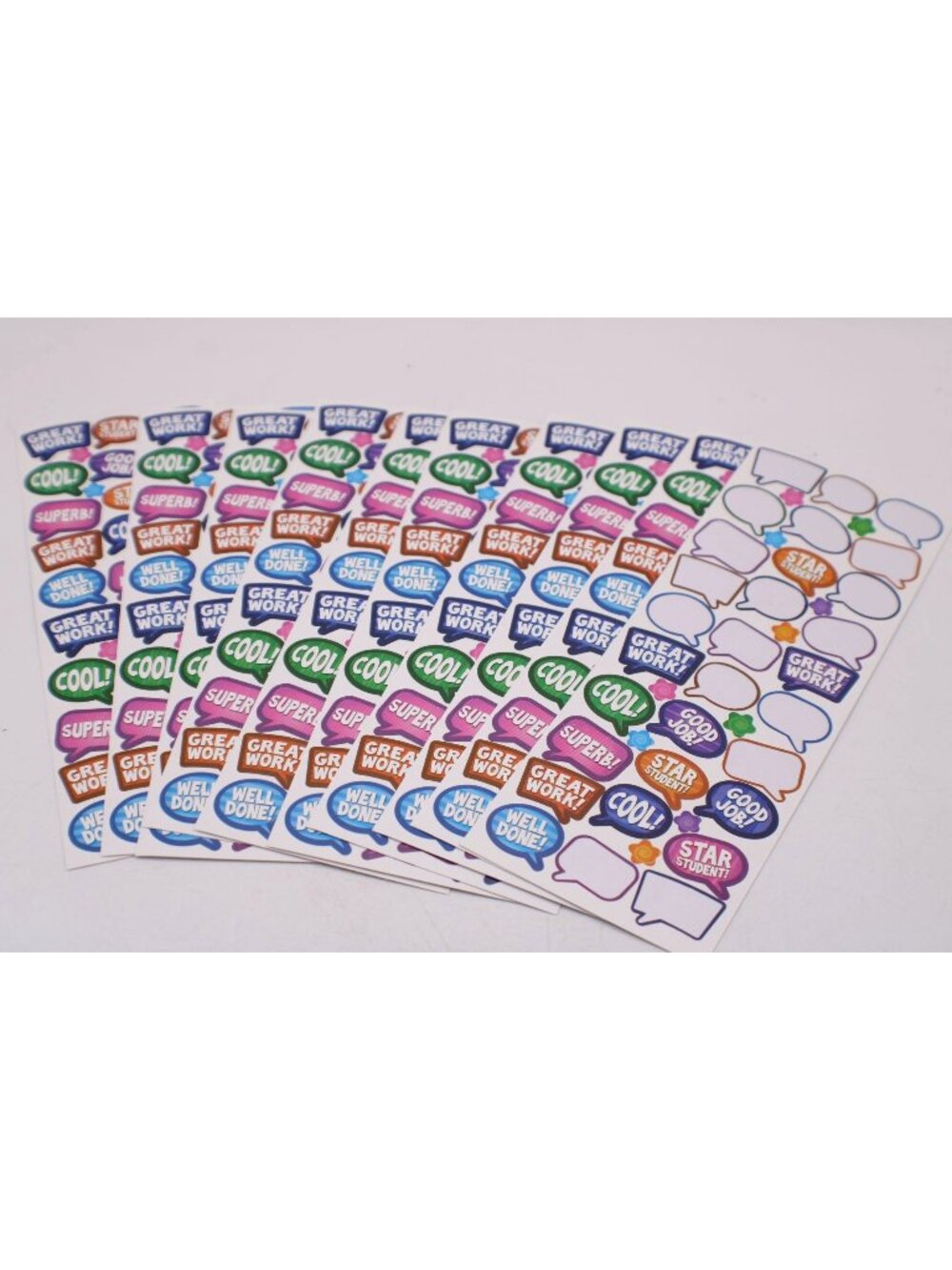 Motivational Speech Bubble Stickers Pack Teachers Students Reward Recognition